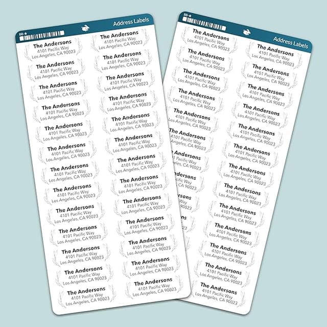 2 sheets of Address Labels